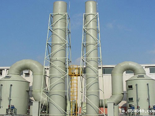 电厂玻璃钢脱硫塔-适应电厂环境-高效净化-稳定运行
